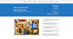 Desktop Screenshot of nervenaerzte-bergkamen.de